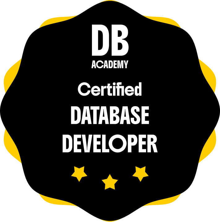 Certified Database Developer badge