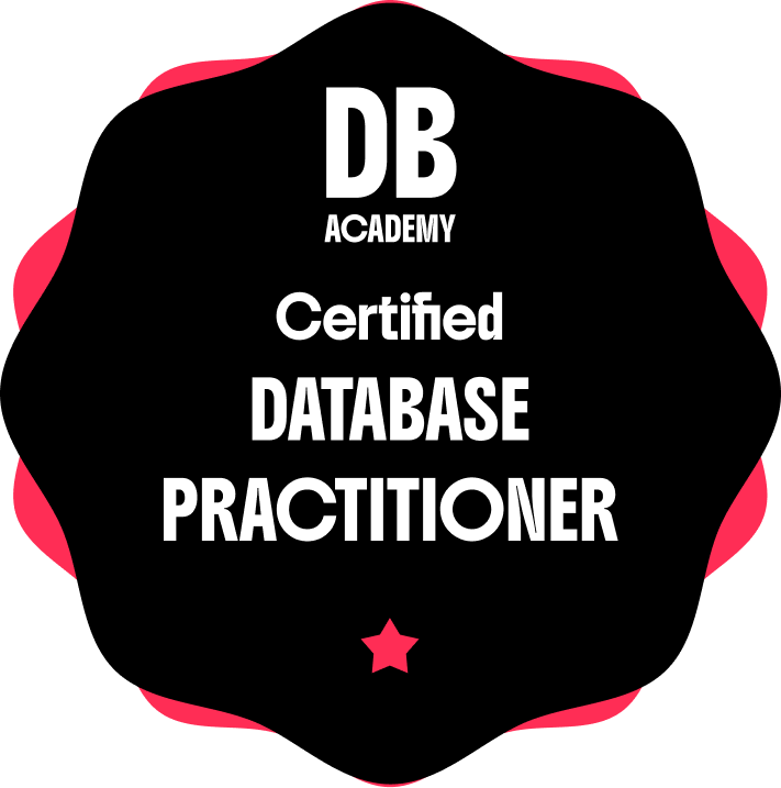 Certified Database Practitioner badge